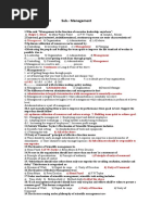 Class-TYCM-I / II Sub. - Management Assignment