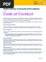 OTC Code of Conduct en