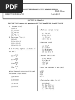 EXAMS QUESTIONS For Js 3 Second Term