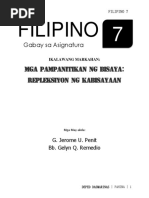 Filipino7 Gabay Sa Asignatura Ikalawang Markahan