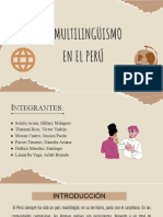 EL MULTILINGüISMO EN EL PERÚ