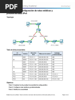 2.2.2.4 Packet Tracer - Configuring IPv4 Static and Default Routes Instructions