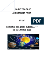 Guía de Trabajo Del 27 de Junio Al 1° de Julio '22