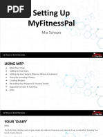 Setting Up Myfitnesspal: Mia Schepis