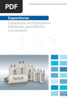 WEG Capacitores de Polipropileno 50058832 Catalogo Espanol