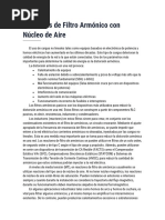 Reactores de Filtro Armónico Con Núcleo de Aire