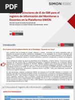 Guia para Directivos Monitoreo A Docentes SIMON