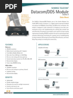 Datacom/DDS Module: Sunrise Telecom