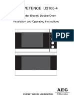 Oven Manual Competence U3100-4m