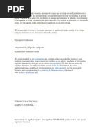 1estado de Equilibrio Entre Todos Los Sistemas Del Cuerpo Que El Cuerpo Necesita para Sobrevivir y Funcionar Correctamente