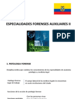 13 ESPECIALIDADES FORENSES AUXILIARES II - Mary Pi