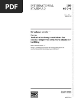 ISO 630-6-2014 - Technical Delivery Conditions For Seismic-Improved Structural Steels For Building