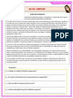 Ficha de Trabajo de Personal Social - Dia Del Campesino-4to Grado