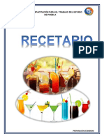 Recetario Bebidas