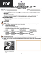 Learning Activity Sheet in Disciplines and Ideas in The Social Science