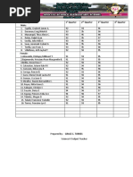 Science 4 Quarterly Grades 2021 2022