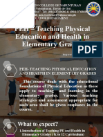 PEH - Teaching Physical Education and Health in Elementary Grades