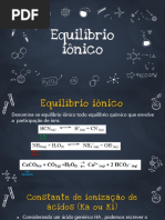 Aula Equilíbrio Iônico