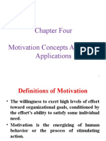 Chapter Four Motivation Concepts and Their Applications