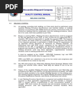 Section 9 - Welding Control