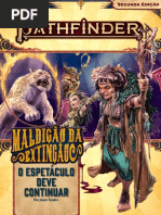 Pathfinder Segunda Edição - Maldição Da Extinção #1 O Espetáculo Deve Continuar