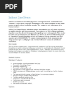 Exterran Indirect Line Heater: Standard Features