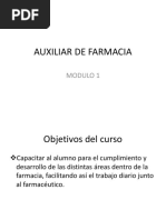 Auxiliar de Farmacia