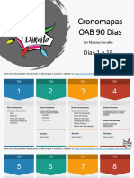 Cronomapas OAB 90 Dias - Dias 1 A 15 B