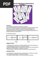 Domino Lenguaje Algebraico Alumno