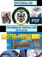 Auditoria III Auditor Sucesor y Predecesor