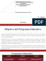 Programa Educativo 2