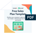 Sales Plan Template - HubSpot X Aircall 2022