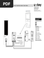 Wiring Diagram Ekey Home CP DRM DoorBird Indoor Station ID371