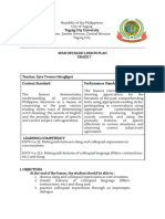 Lesson Plan (Speaking) - Mangligot