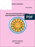 RFP-79-03 Tiro Con Fusil Automático Liviano y Fusil Automático Pesado (FAL y FAP)