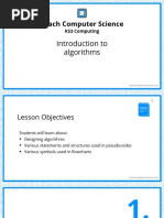 KS3 Presentation - 09 Introduction To Algorithms