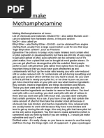 Make Methamphetamine PDF