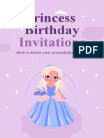 Princess Birthday Invitations