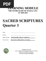 Module-Sacred 2ND Sem.