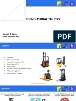 15 Powered Industrial Trucks Training Module