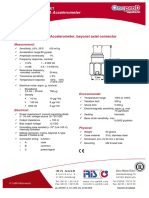 ASH201-A: Industrial Accelerometer, Bayonet Axial Connector