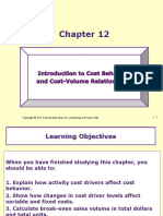 Cost-Volume-Profit Analysis