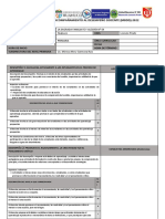 Ficha de Monitoreo - Rúbrica