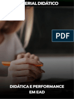 Didática e Performance em EaD