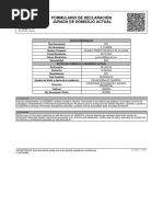 Formulario de Declaracion - Roanny