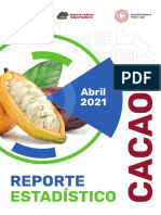 Reporte Estadístico Cacao 2021 Abril