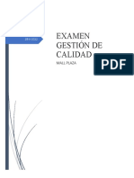 Examen Gestion de Calidad