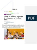 Trabajo..... Cual Es La Importancia de La Educacion Del Siglo Xxl.