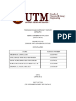 Thermodynamics Project Report