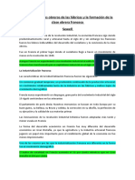 " Los Artesanos, Los Obreros de Las Fabricas y La Formación de La Clase Obrera Francesa " de Sewell